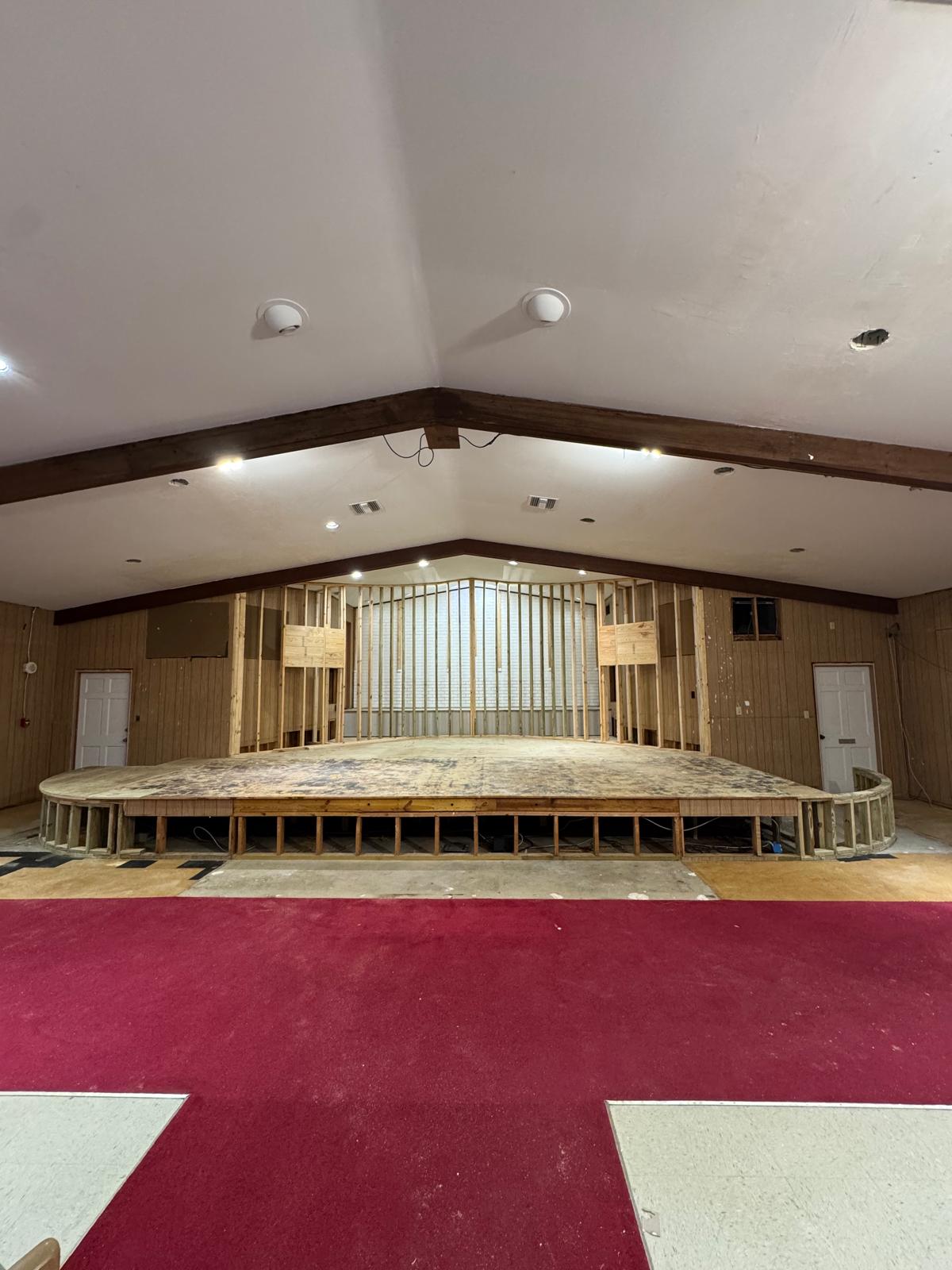 Calvary Church Renovation before
