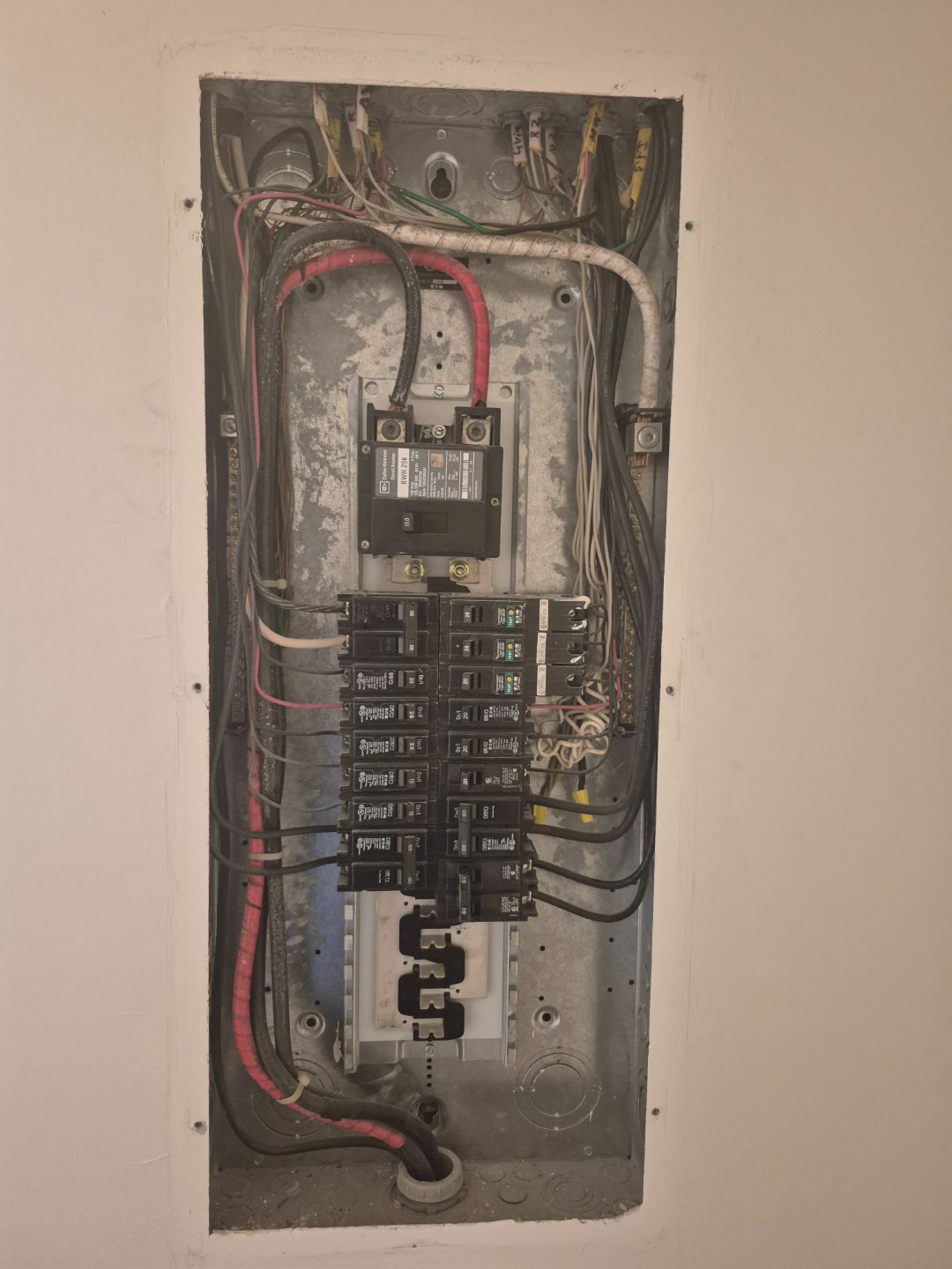 Cambio de Panel electrico before