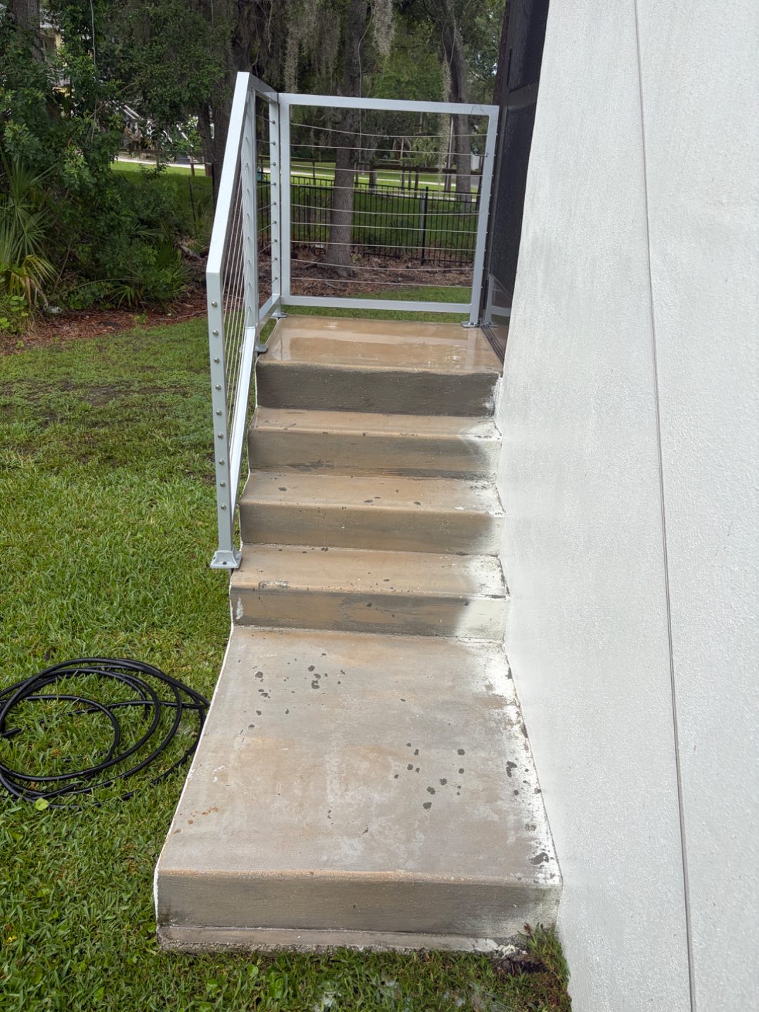 Pressure cleaning after
