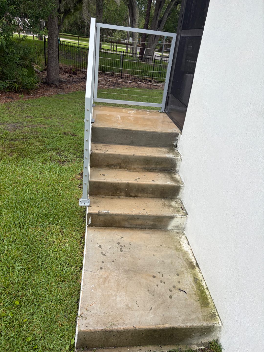 Pressure cleaning before
